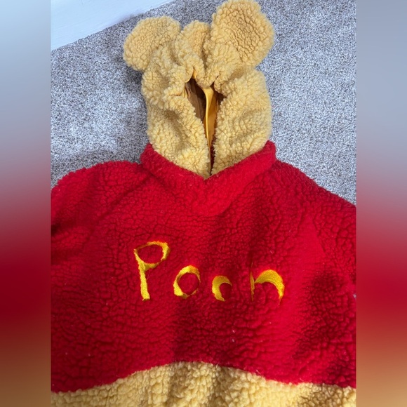Vintage Winnie The Pooh Plush Costume Child 4-6 Disney Store Halloween Costume - Picture 2 of 10
